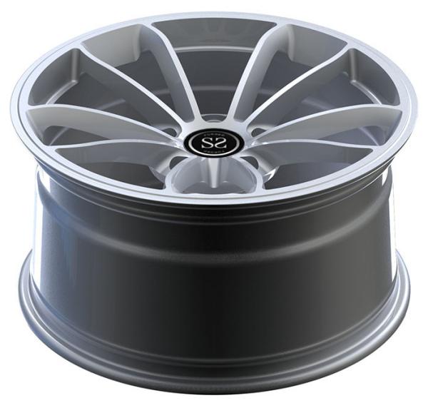 19x8.5 19x11 Silver 1 Piece Forged Wheels Monblock Alloy Rim 5x130 For Porsch 991