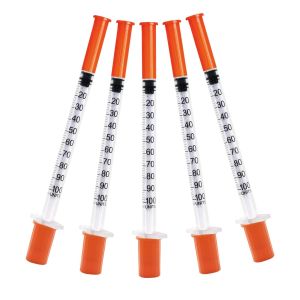 CE Approved Medical Disposable Safety  31G Single Use Insulin Syringe with Needle Professional Made