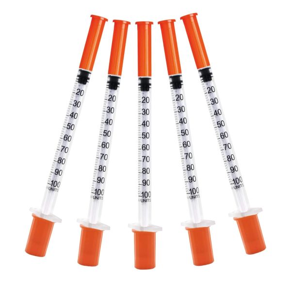 CE Approved Medical Disposable Safety  31G Single Use Insulin Syringe with Needle Professional Made