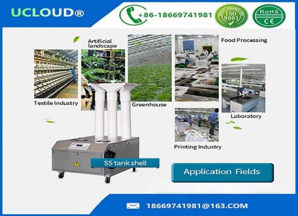 Dust Control High Output Ultrasonic Humidifier 12L Per Hour For Greenhouse