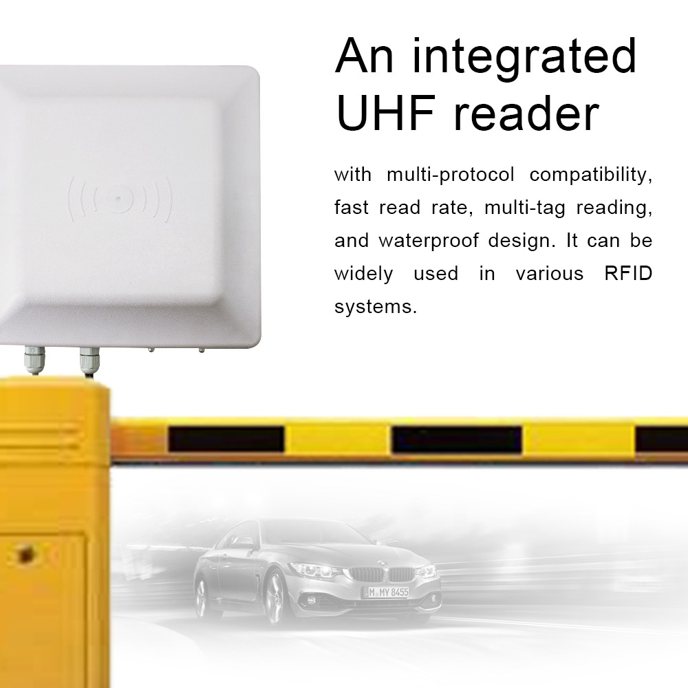 Водоустойчивый интегрированный читатель Rfid 8 расстояний 7dbi чтения метра