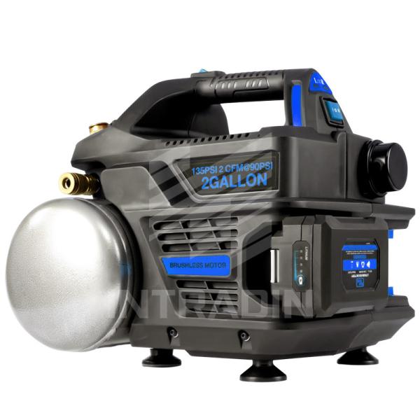 compressor de ar sem corda do sistema sem escova do motor 48V capacidade do tanque de 25 galões