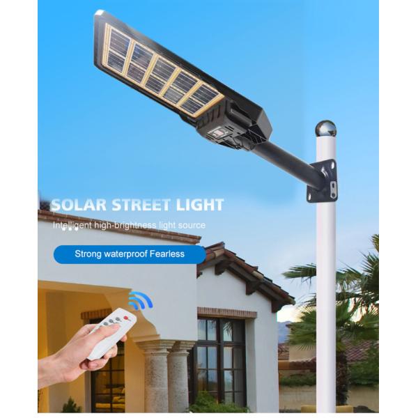 ABS Material Solar Motion Sensor Waterproof Security Yard IP68 All In One Led Street Light
