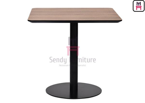 Calor-resistindo & Waterproof o MDF de 55 polegadas de comprimento com a mesa de jantar de madeira do fast food do folheado do bordo