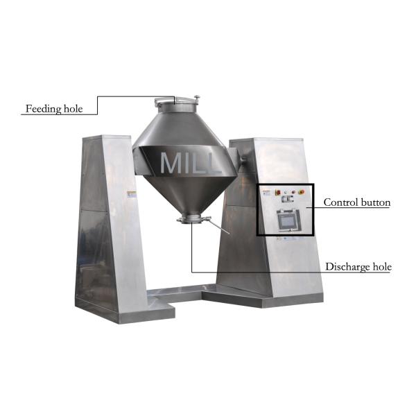 Машина конусного смесителя алкоголей сахара двойная с обработкой медицины Гмп