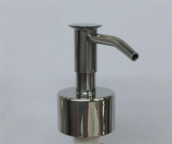 Stainless Steel Lotion Pump Replacement Customized Color And Design With Chrome Finish