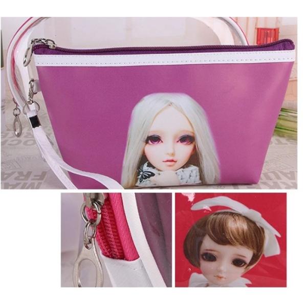 Ресиклабле сумки ПВК Ресеалабле упаковывая с хранением косметики красоты молнии