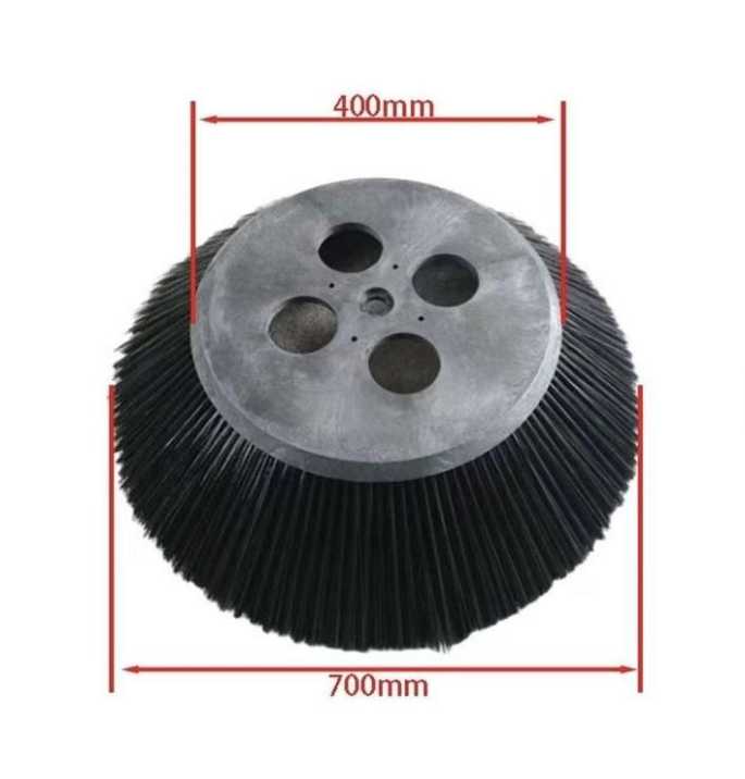Motor-Driven Disc Sweeper Side Brush Road Sweeper Side Brush Automatic Rotating Disc Brush Side Broom for Sweeper Municipal Cleaning Equipment Accessories