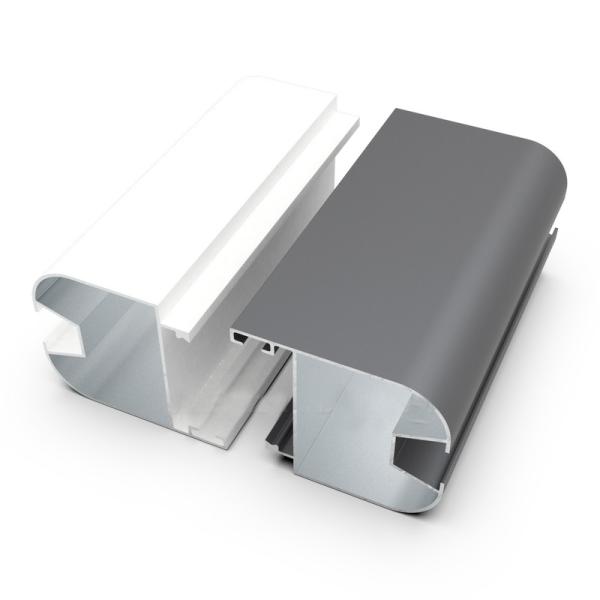 6063 Aluminum Extrusion Customized Silver Anodized Aluminium Door Frame Profiles For Senegal Market