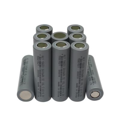 Pilha do poder superior baterias de Li Ion 2600mah 18650 de 3,6 volts para o armazenamento de energia