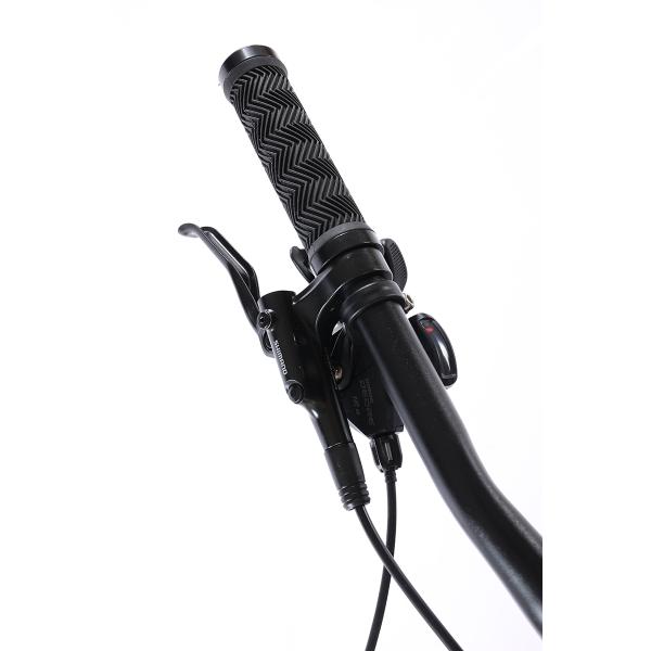 Aluminium Alloy Hollow Crankset Bicycle with SHIMANO Hydraulic Brake and Wire-controlled Air Lockable Fork