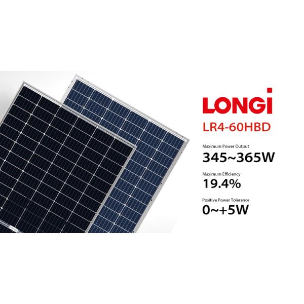 Панель солнечных батарей Mono 2 Longi неполной вырубки - встала на сторону панель солнечных батарей PERC 350W 355W 370W 375W 380W