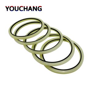 PU POM Hby Buffer Seal Yellow Excavator Track Adjuster Oil Seal For Commercial