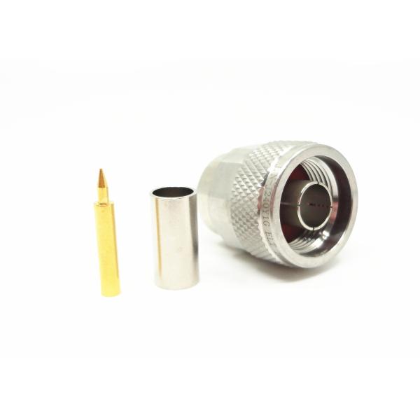 Мужская штепсельная вилка 50Ohm задабривает тип разъем-вилку n соединителя n