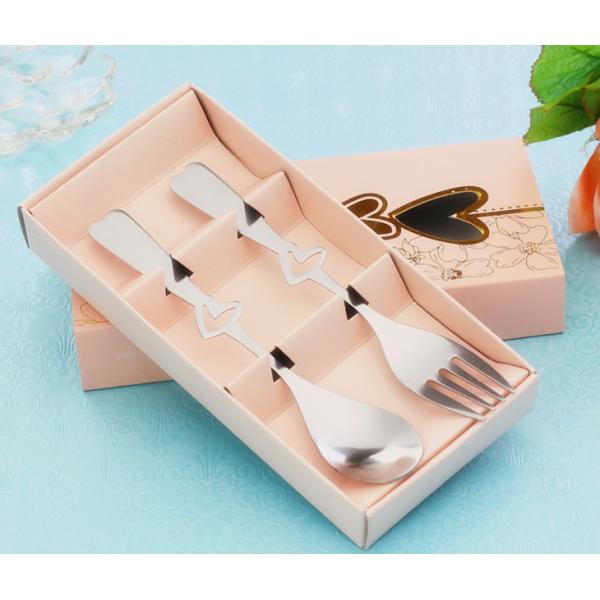 テーブルウェア/箸のためのボール紙のピンクの紙箱はギフトの包装箱をスプーンでつぎます