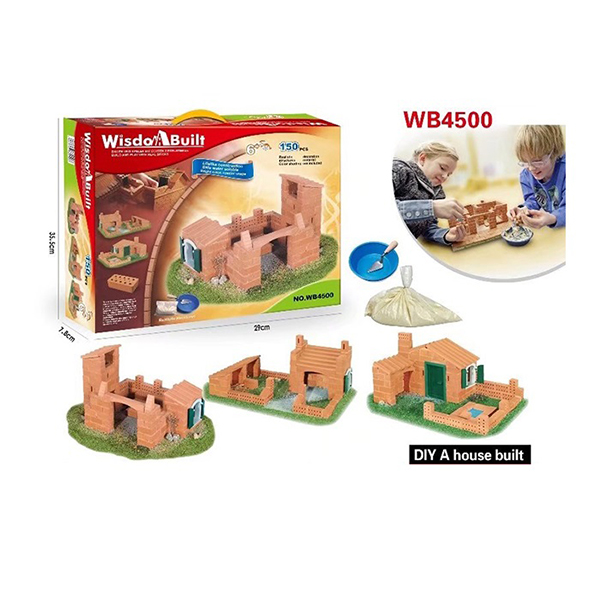 DIY Plaster Building House Blocks Arts And Craft Educational Toys Age 6 Years Child 200Pcs