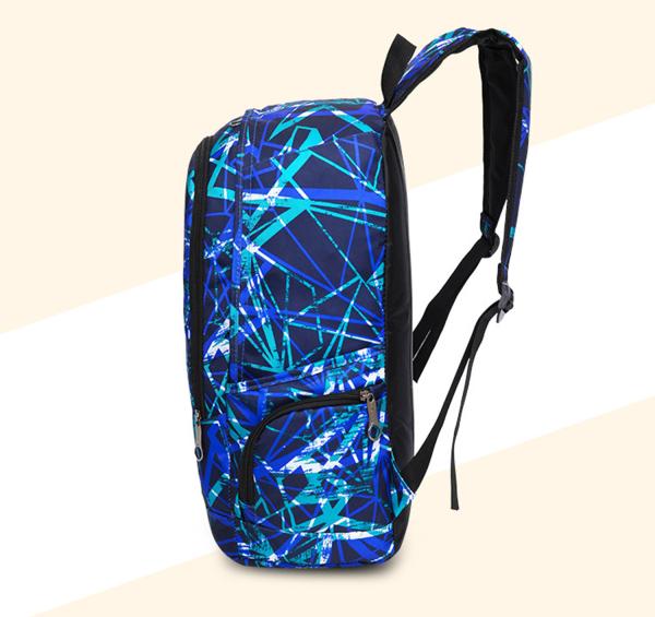 New nylon waterproof backpack large-capacity leisure student bag printed travel backpack