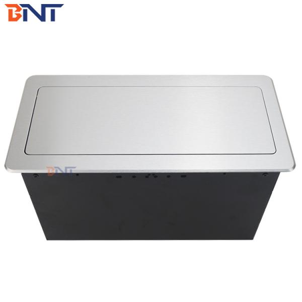Luxurious meeting room desktop hidden pop up socket with bottom interface