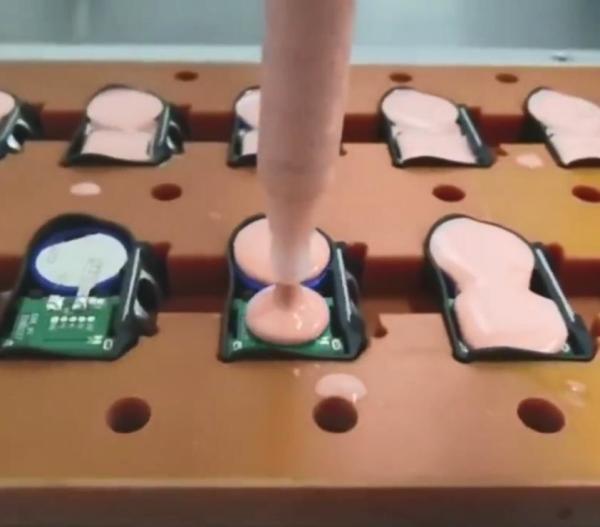 High Precision AB Part Epoxy Urethane RTV Silicone Glue Production Line Gluing Machine