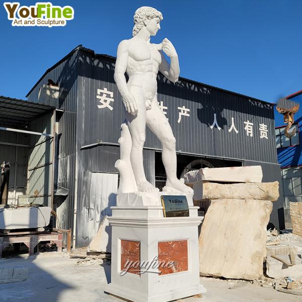 Design Classical Hand Carved Good Price Marble David Statue for Hot Sale