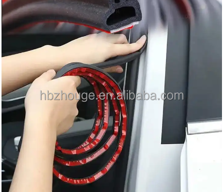 Revestimiento de goma en forma de U con cerradura de plástico Vinyl Edge Revestimiento de moldeo con inserción de cinturón de acero Perfecto