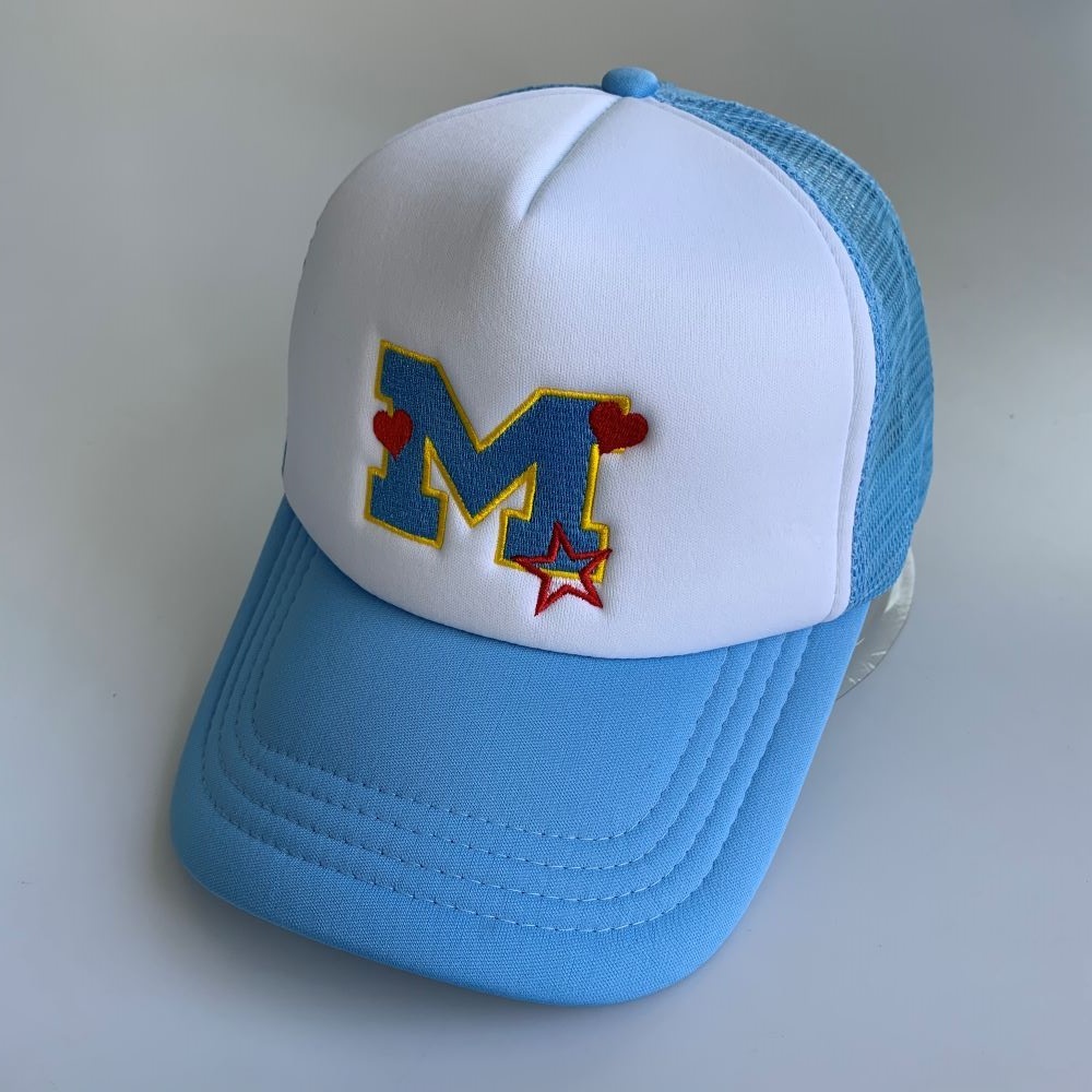 Custom Embroidery Trucker Hats 5 Panel Waterproof 58CM for Four Seasons