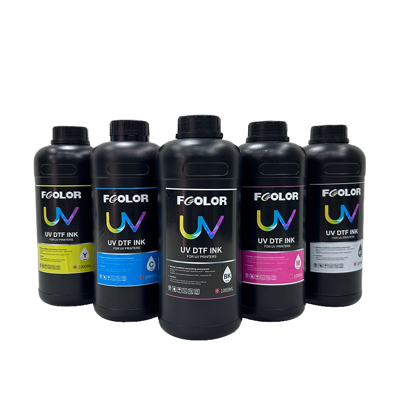 Premium UV DTF Ink for Epson I3200 XP600 I1600 TX800 Strong Adhesion, No Clogging, Vibrant Colors