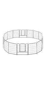 47 Inch Heavy Duty Stainless Steel Dog Cage High Anxiety Indestructible and Escape-Proof Dog Crate Kennel for Large