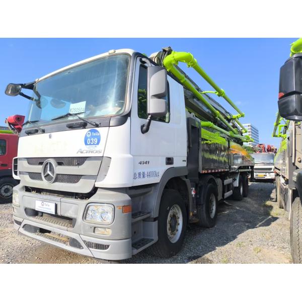 2019 Used Zoomlion 56M Concrete Pump Truck Mercedes Benz Chassis with Intelligent & Efficient Operation