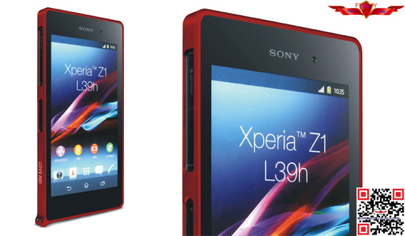 New Arrival Ultra Thin 0.7MM Aluminum Bumper For Sony Xperia Z1 Multi Color Gift Box Yes