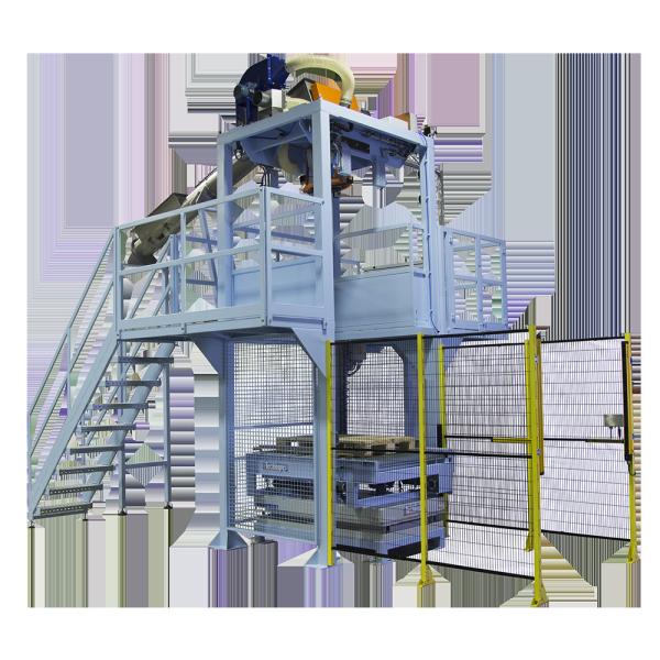 Машины упаковки класть в мешки порошка бентонита оборудование заполнителей сумки 1 тонны