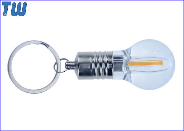 Acrylic Material 16GB USB Flash Disk Custom Logo Free Key Ring