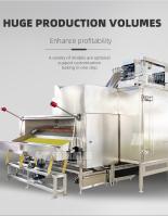 Segurança dos alimentos Nozes contínuas Forno de assar nozes 2000 kg/h
