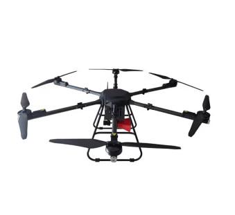 Carga útil 15,2 kg Drone multi-rotor F6-20D 265 minutos de voo Voltagem de trabalho 52V Drone