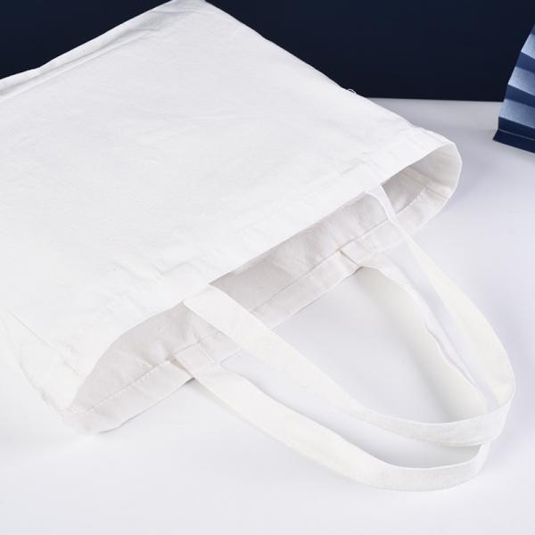 Customized Initials Letter Print Canvas Tote Bag Thick Cotton Shopping Bag for Women