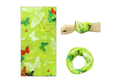 Butterfly Logo  Head Wrapow Fiber Properties ,  Neck Scarf Sublimation Printing