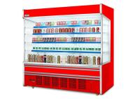 Fener de refrigeración de pantalla comercial congelador de gran escala integrado en el sistema de enfriador de múltiples pisos