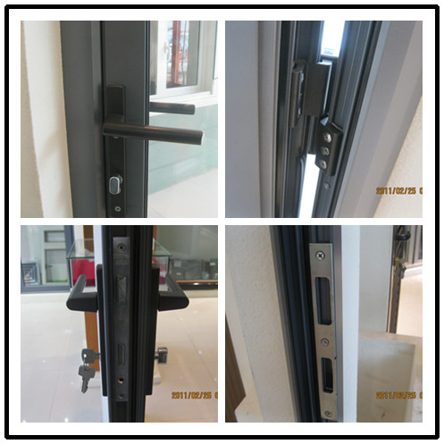 Grey Color PVDF Aluminium Hinged Doors With Outward Opening Direction HINGE FOR DOOR STEEL DOOR HINGE swing door hinge