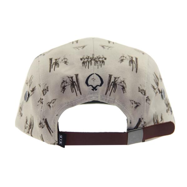 Suede Peak 5 Panel Camp Caps With Sublimation Printing Crown And Leather Strap