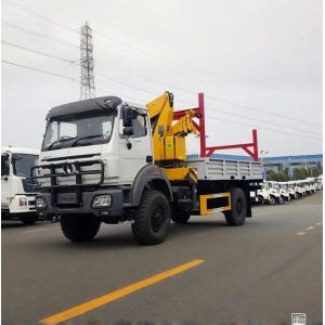 Dongfeng 8-12t Heavy Duty Truck Mounted Crane With Straight Arm