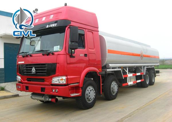 371hp Sinotruck Howo Oil Liquid Tanker Truck 8 X 4 38000L Fuel tanker truck
