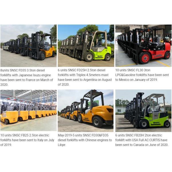 1.5ton 2ton 3ton LPG Gasoline Diesel Japan Engine Forklift with Load Center 500mm