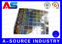 Anti-Falsificação de segurança Hologram Stickers para 10 ml frasco de etiqueta caixas 3d hologram sticker