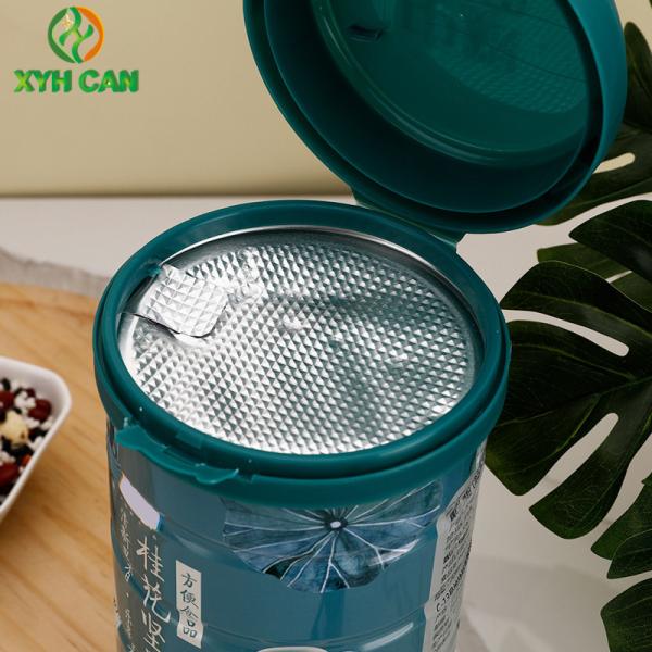 Milk Powder Tin Cans FDA for 500g Tin Boxes for Milk Powder Food Packages 0.23mm Thickness With Top Cover