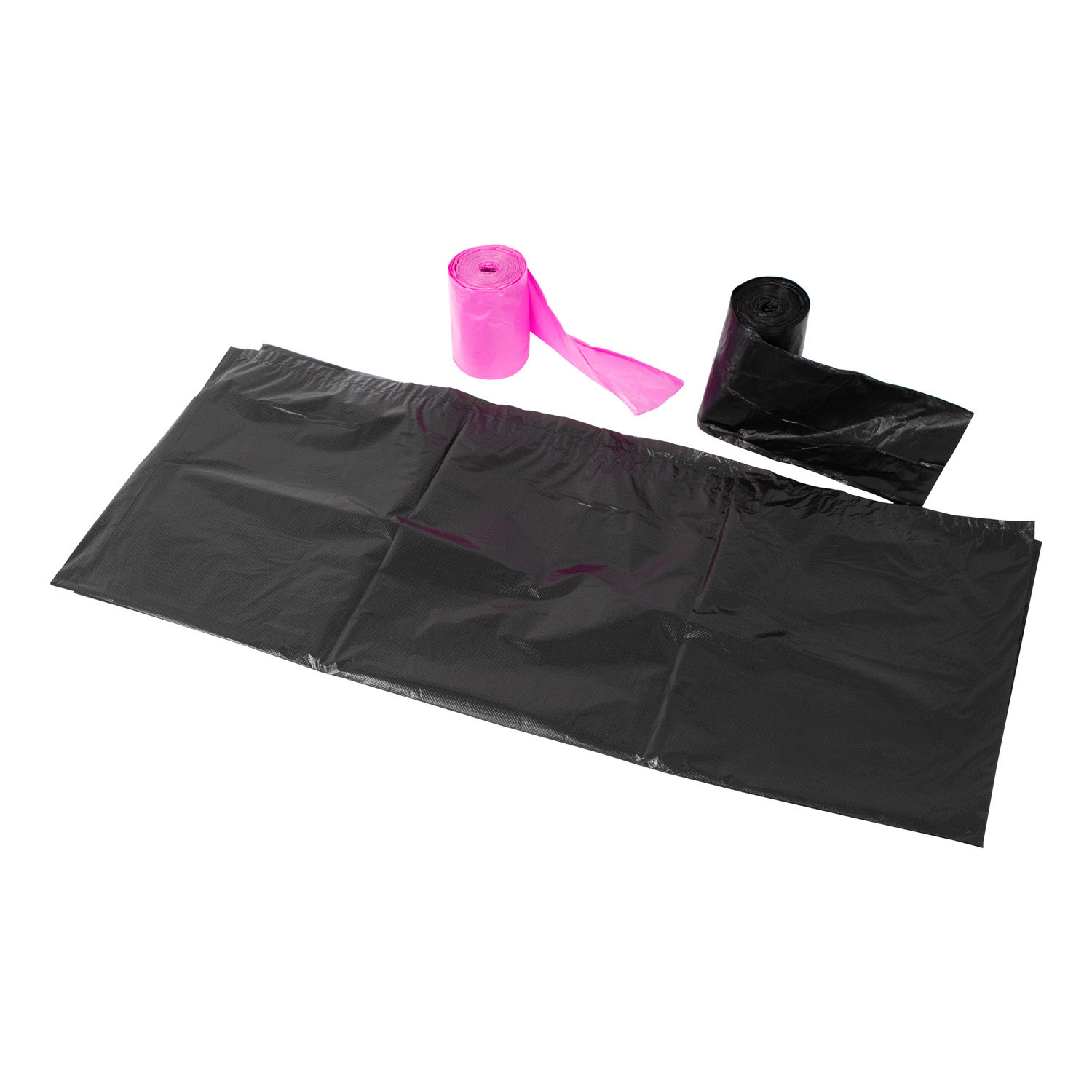 Heavy Duty Trash Bags for Home/Street Dustbin/Company/Campus Large Black Garbage Rubbish Bags