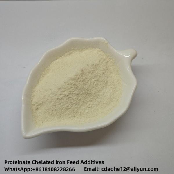 Amino Acid Chelate Manganese Proteinate Animal Feed Light Yellow Peptide Minerals