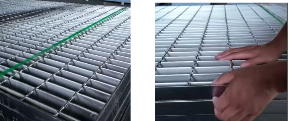 Heel Guard Mini Mesh Stainless Steel Bar Grating with Passivation Finish for Industrial Use