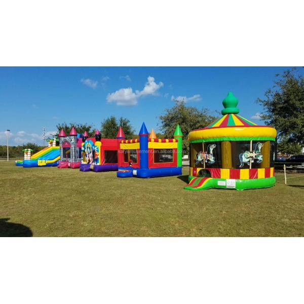 EN14960 Certified Customized Color Sesame Street Inflatable Playground Bouncer for Kids