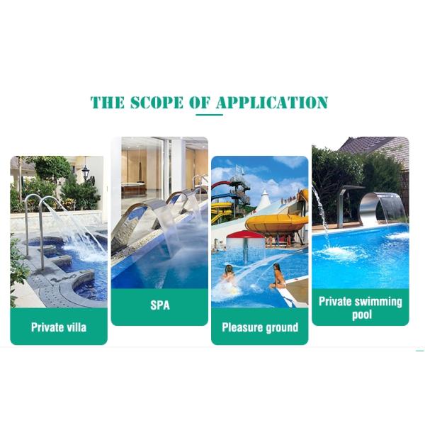 Двигатель водопада нержавеющей стали БВ САСО бассейна спа