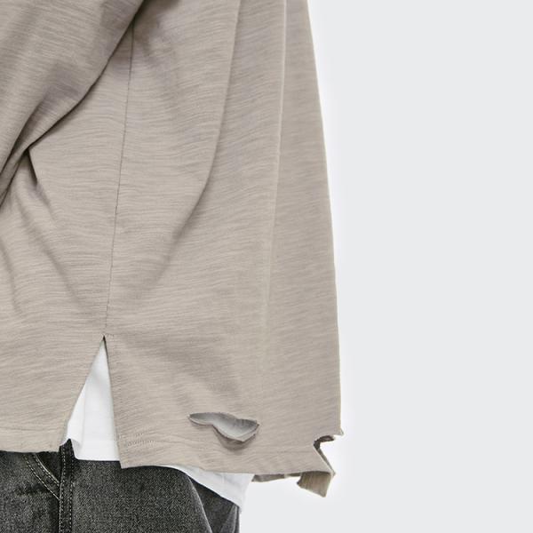 ODM ясно покрасил длинной плечо шеи экипажа равнины рукава упаденное фуфайкой